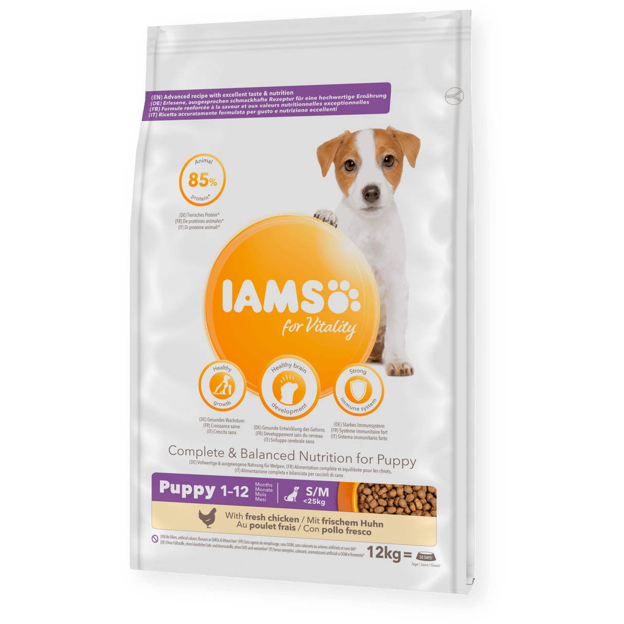 Iams 12kg puppy food best sale