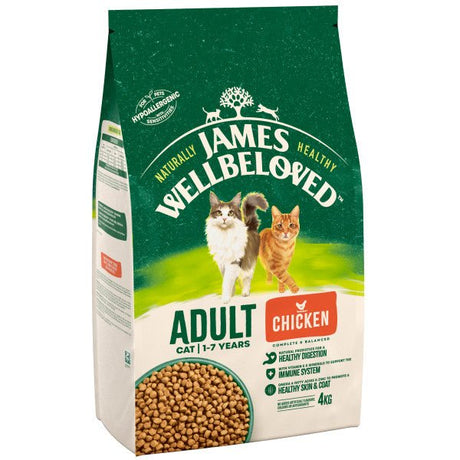 James Wellbeloved Adult Cat Chicken & Rice, James Wellbeloved, 4 kg