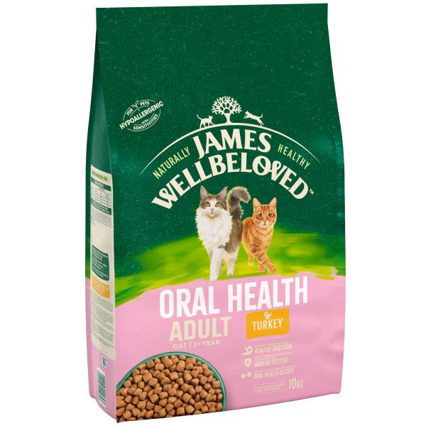 James Wellbeloved Adult Cat Oral Health Turkey, James Wellbeloved, 10 kg