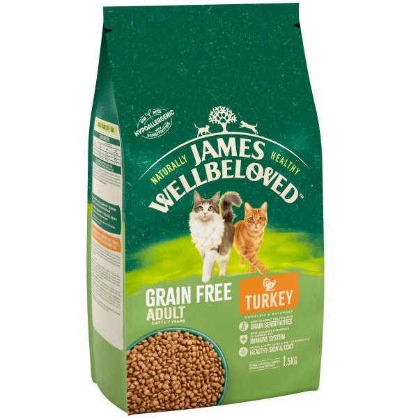 James Wellbeloved Adult Cat Turkey Grain Free, James Wellbeloved, 1.5 kg