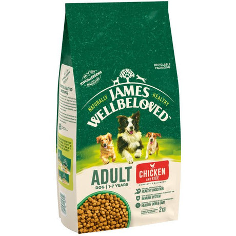 James Wellbeloved Dog Adult Chicken & Rice, James Wellbeloved, 2 kg