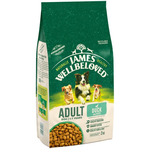 James Wellbeloved Dog Adult Duck & Rice, James Wellbeloved, 2 kg