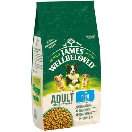 James Wellbeloved Dog Adult Fish & Rice, James Wellbeloved, 2 kg