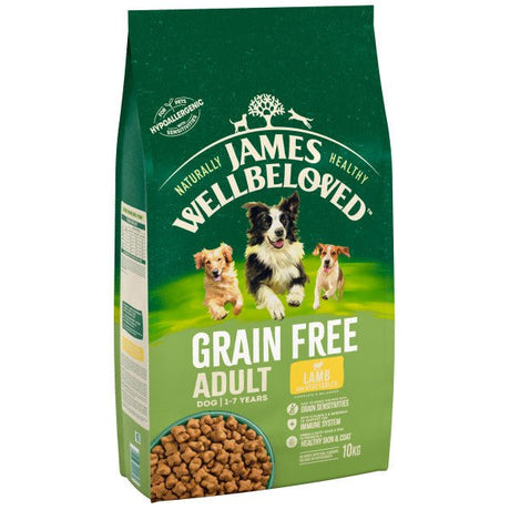 James Wellbeloved Dog Adult Lamb & Veg Grain Free 10 kg, James Wellbeloved,