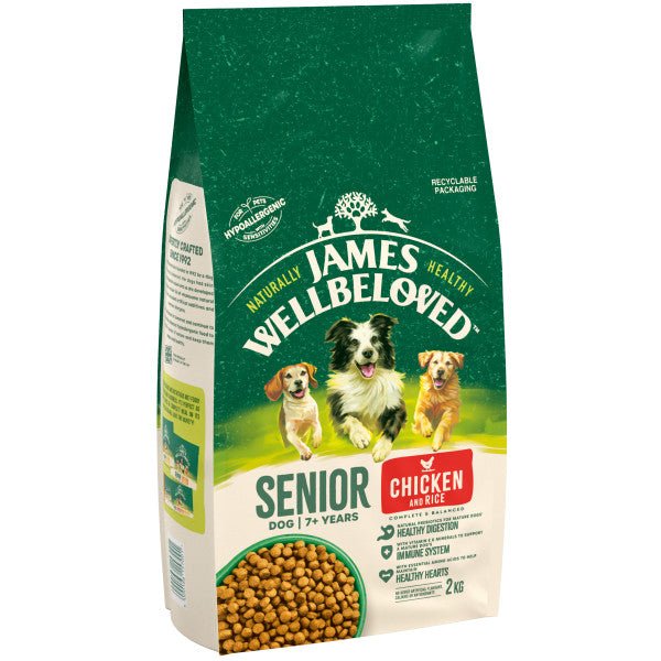 James Wellbeloved Dog Senior Chicken & Rice, James Wellbeloved, 2 kg