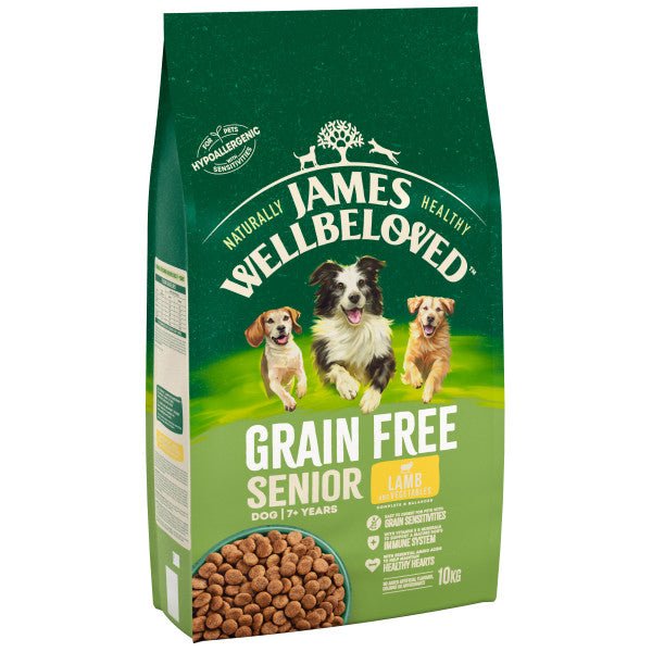 James Wellbeloved Dog Senior Lamb & Veg Grain Free, James Wellbeloved, 10 kg