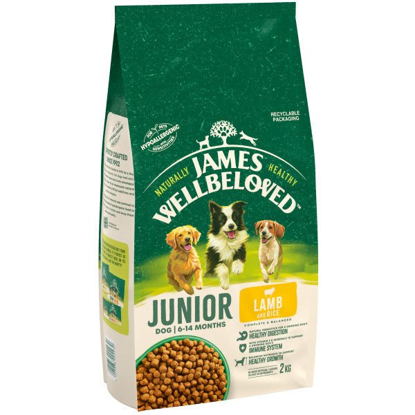 James Wellbeloved Junior Dog Lamb & Rice, James Wellbeloved, 2 kg