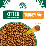 James Wellbeloved Kitten Turkey & Rice Dry Food, James Wellbeloved, 4 kg