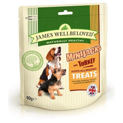 James Wellbeloved MiniJacks Turkey 10 x 90g, James Wellbeloved,