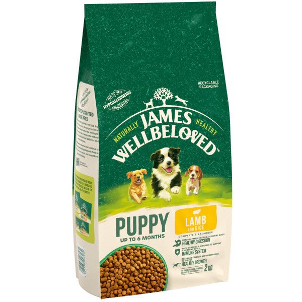 James Wellbeloved Puppy Lamb & Rice, James Wellbeloved, 2 kg