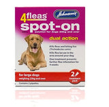 Johnsons 4Fleas Spot-On Dog 2 pipettes x 6, Johnsons Veterinary, Large