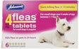 Johnsons 4Fleas Tablets Puppies & Small Dog 6 x 11.4mg (<11kg) x 6, Johnsons Veterinary,