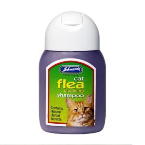 Johnsons Cat Flea Cleansing Shampoo, Johnsons Veterinary, 125mlx6