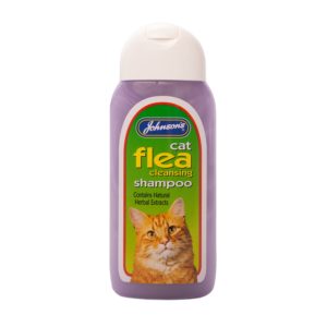 Johnsons Cat Flea Cleansing Shampoo, Johnsons Veterinary, 200mlx6