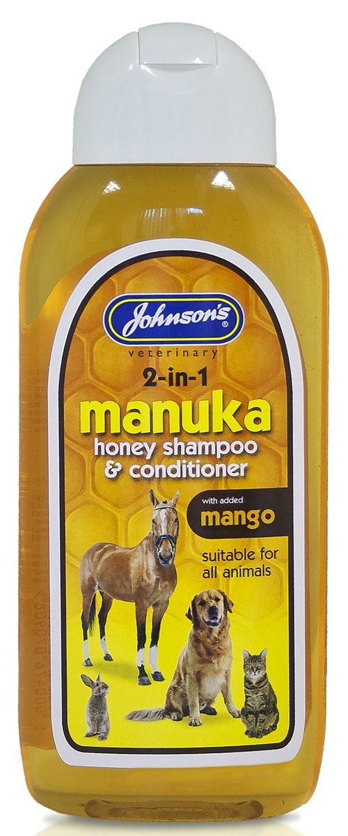 Johnsons Manuka Honey Shampoo & Conditioner - Dogs, Cats, Small Animals and Horses., Johnsons Veterinary, 200 ml