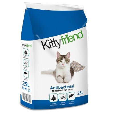 Kitty Friend Antibacterial Cat Litter 25 L, Sanicat,