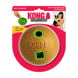 KONG Bamboo Feeder Ball Dog Toy, Kong,