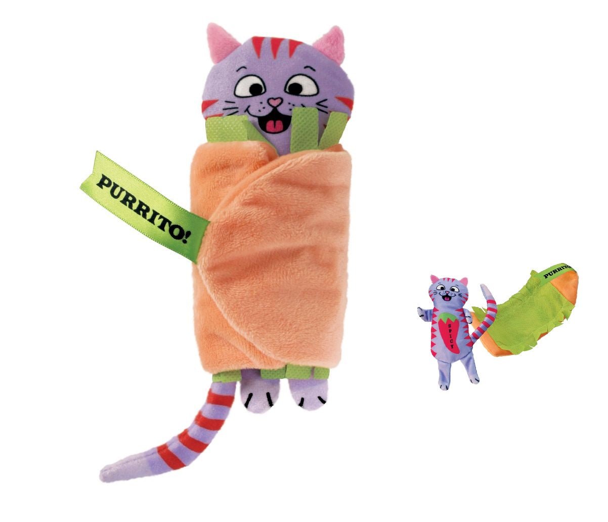 Kong Cat Pull-A-Partz Purrito Single, Kong,