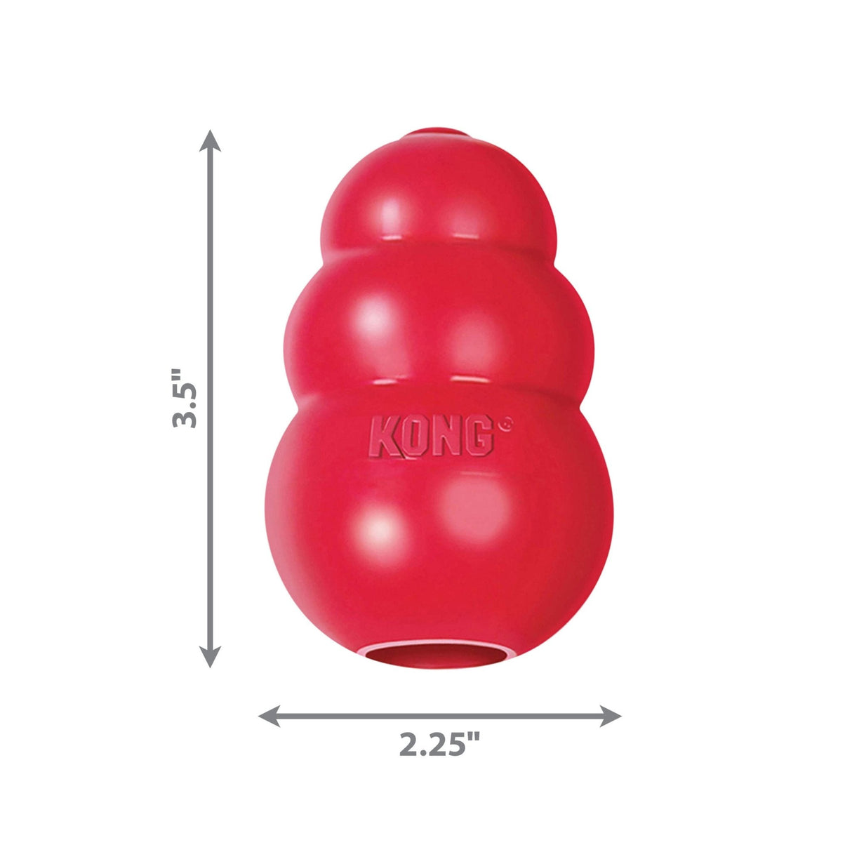 KONG Classic Dog Toy, Kong, Medium