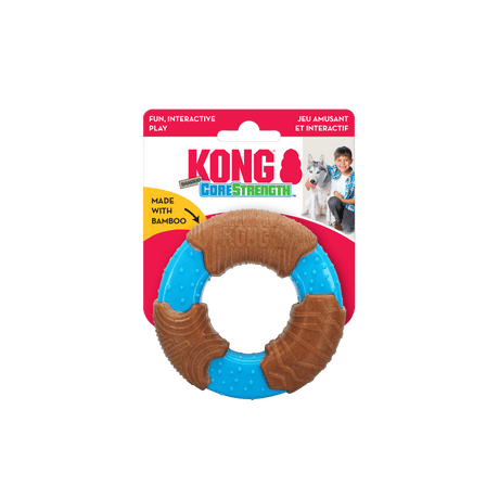 KONG CoreStrength Bamboo Ring Dog Toy, Kong,