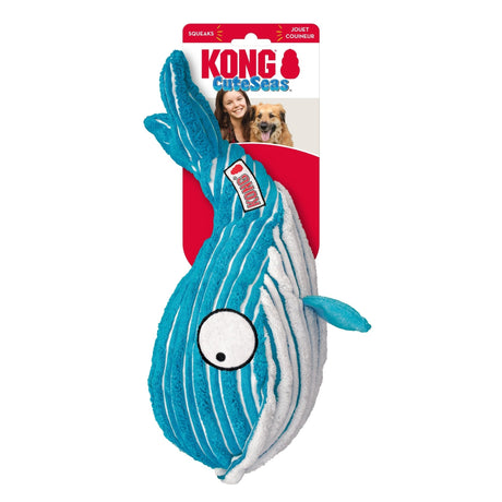 KONG CuteSeas Whale Dog Toy, Kong,