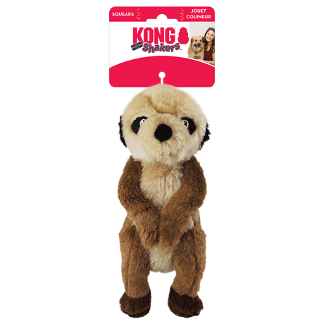 KONG Shakers Passports Meerkat Dog Toy, Kong,