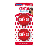 KONG Signature Balls x2 Pack Dog Toy, Kong, Medium