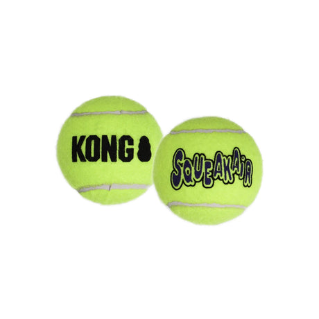 KONG Squeak Air Tennis Balls 3-Pack Dog Toy, Kong, XSmall