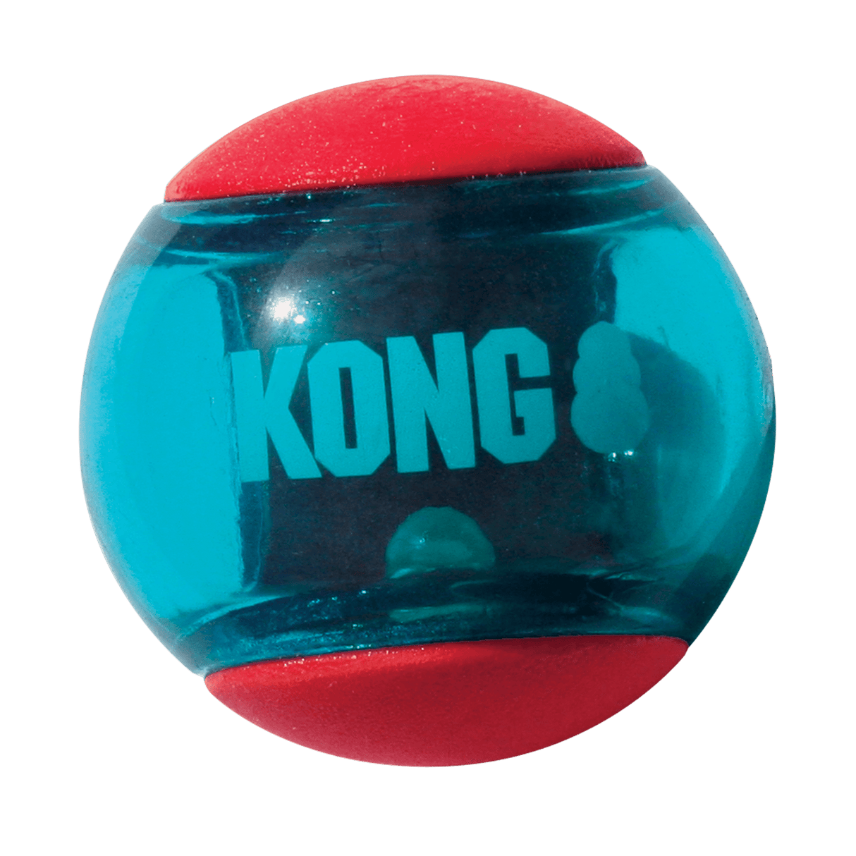 KONG Squeezz Action Ball Red Dog Toy, Kong, Medium