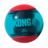 KONG Squeezz Action Ball Red Dog Toy, Kong, Medium