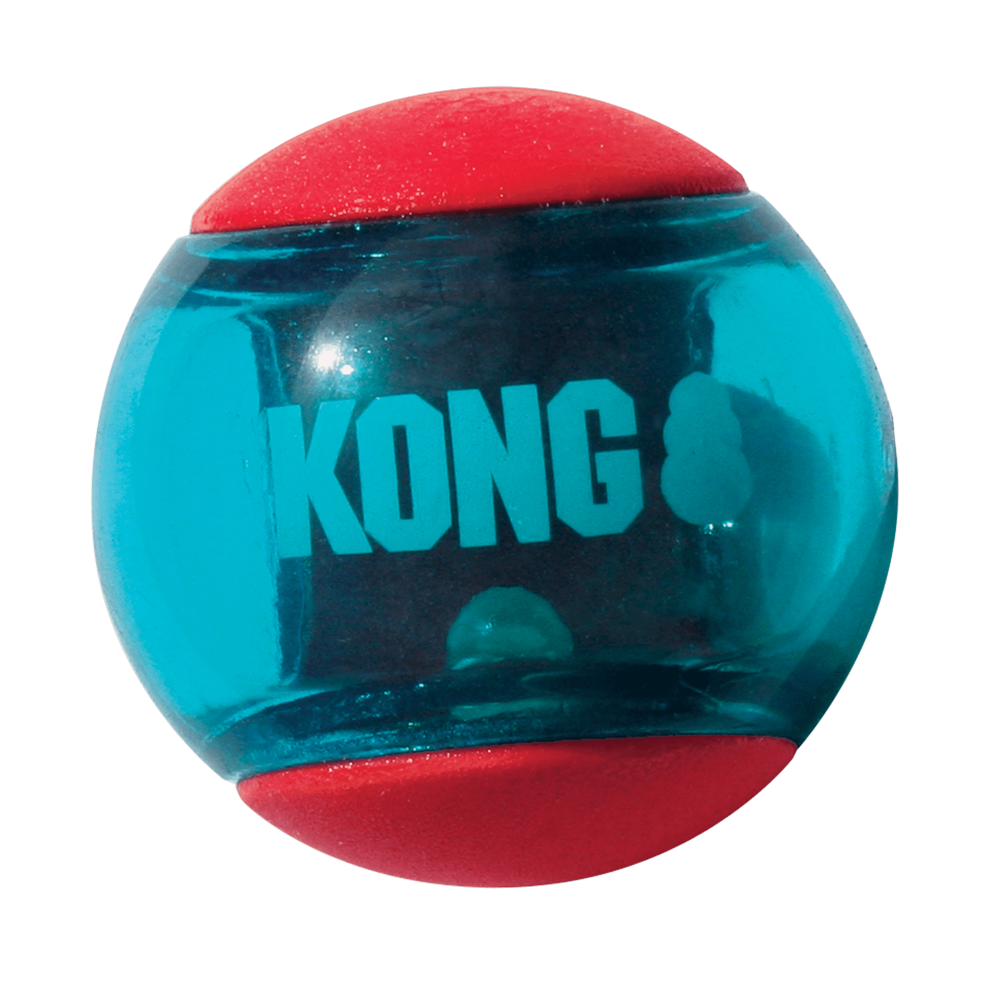 KONG Squeezz Action Ball Red Dog Toy, Kong, Medium
