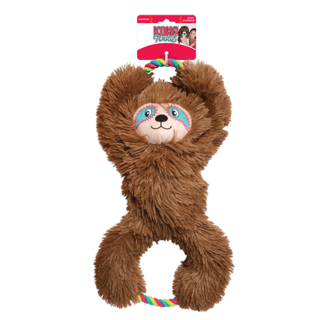 KONG Tuggz Sloth Dog Toy, Kong,