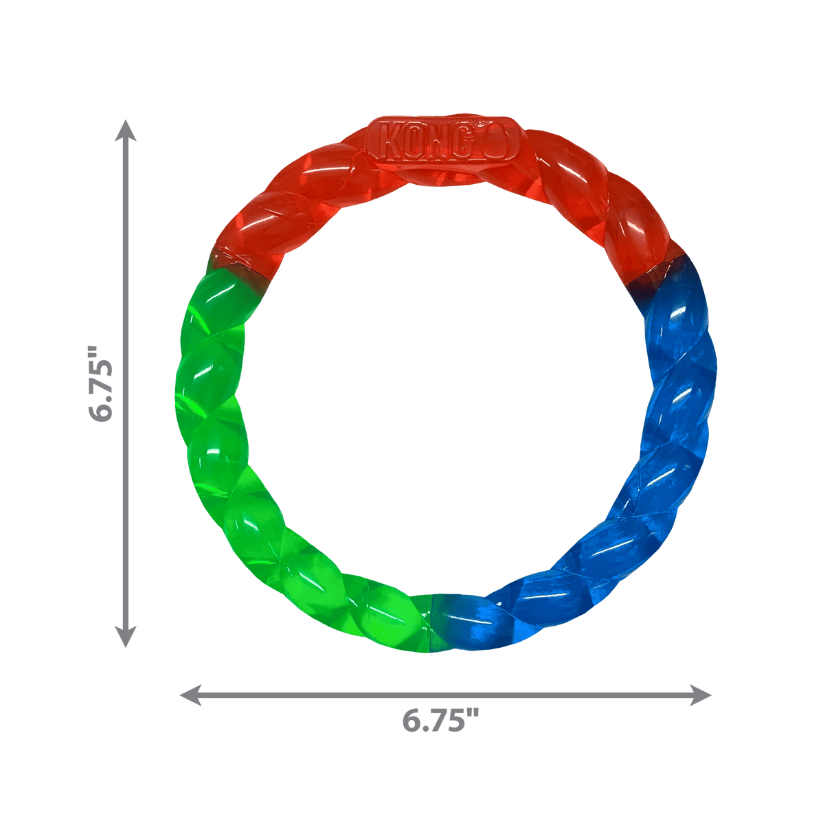 KONG Twistz Ring Dog Toy, Kong, Small