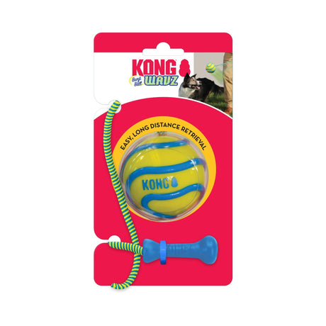 KONG Wavz Bunji Ball Dog Toy, Kong, Medium