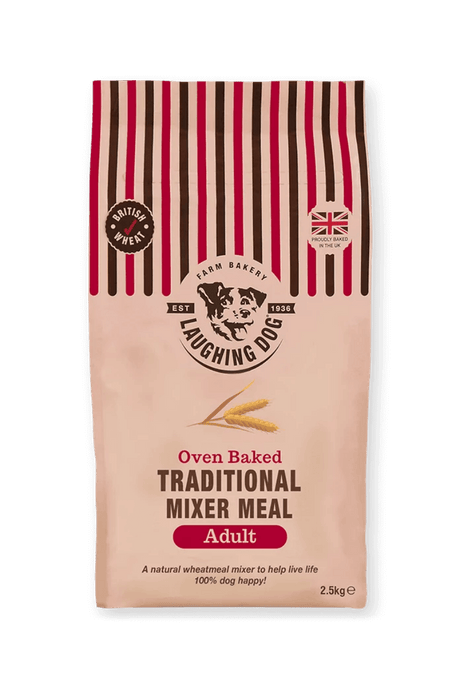 Laughing Dog Adult Traditional Mixer Meal for Dogs, Laughing Dog, 4 x 2.5kg