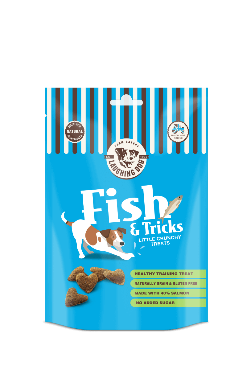 Laughing Dog Grain Free Fish & Tricks 5 x 125g, Laughing Dog,