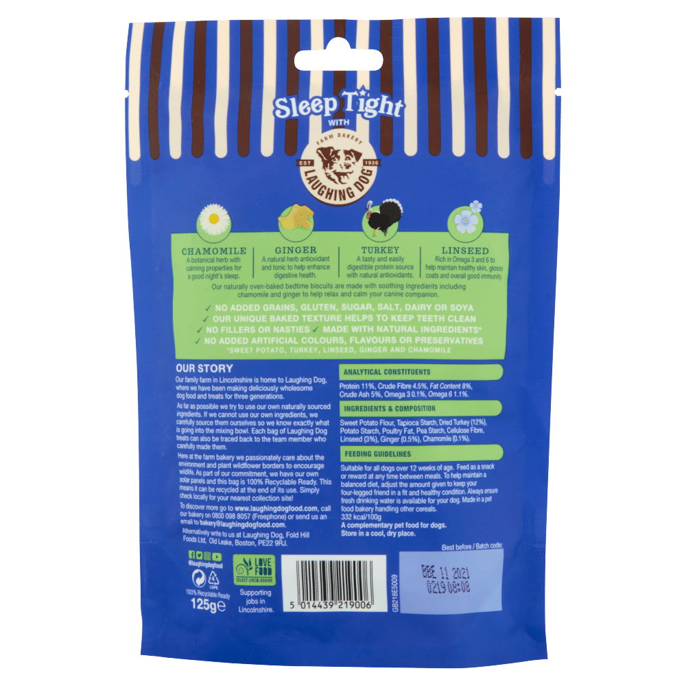 Laughing Dog Grain Free Sleep Tight 5 x 125g, Laughing Dog,