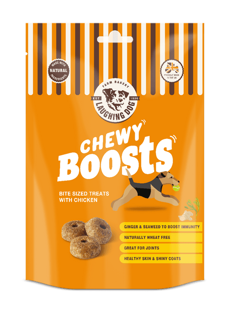 Laughing Dog Wheat Free Chewy Boosts 5 x 125g, Laughing Dog,