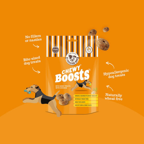 Laughing Dog Wheat Free Chewy Boosts 5 x 125g, Laughing Dog,