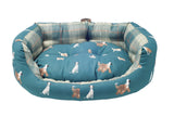 Laura Ashley Park Dogs Deluxe Slumber Bed, Laura Ashley, 76 cm