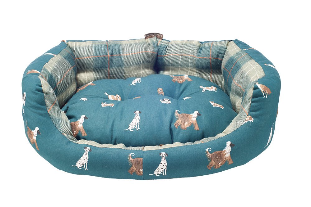 Laura Ashley Park Dogs Deluxe Slumber Bed, Laura Ashley, 89 cm