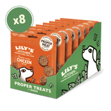 Lily's Kitchen Chomp-Away Chicken Bites Dog Treats (8 x 70g), Lily's Kitchen,