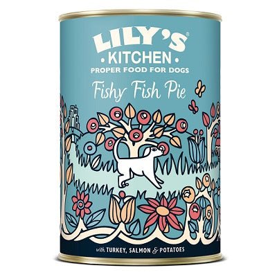 Lily's Kitchen Fishy Fish Pie Tins 6x400g, Lily's Kitchen,