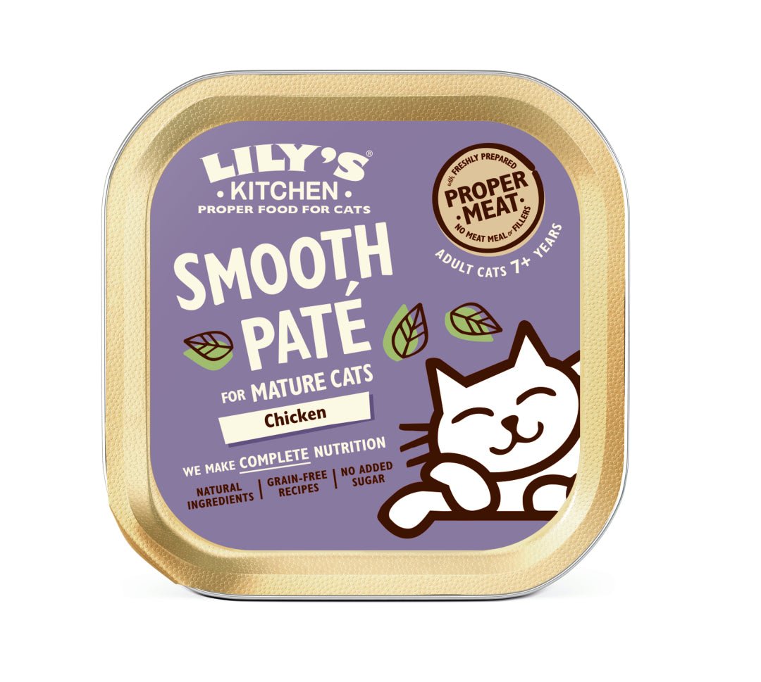 Lily's Kitchen Mature Cat Smooth Pate 19x85g, Lily's Kitchen,