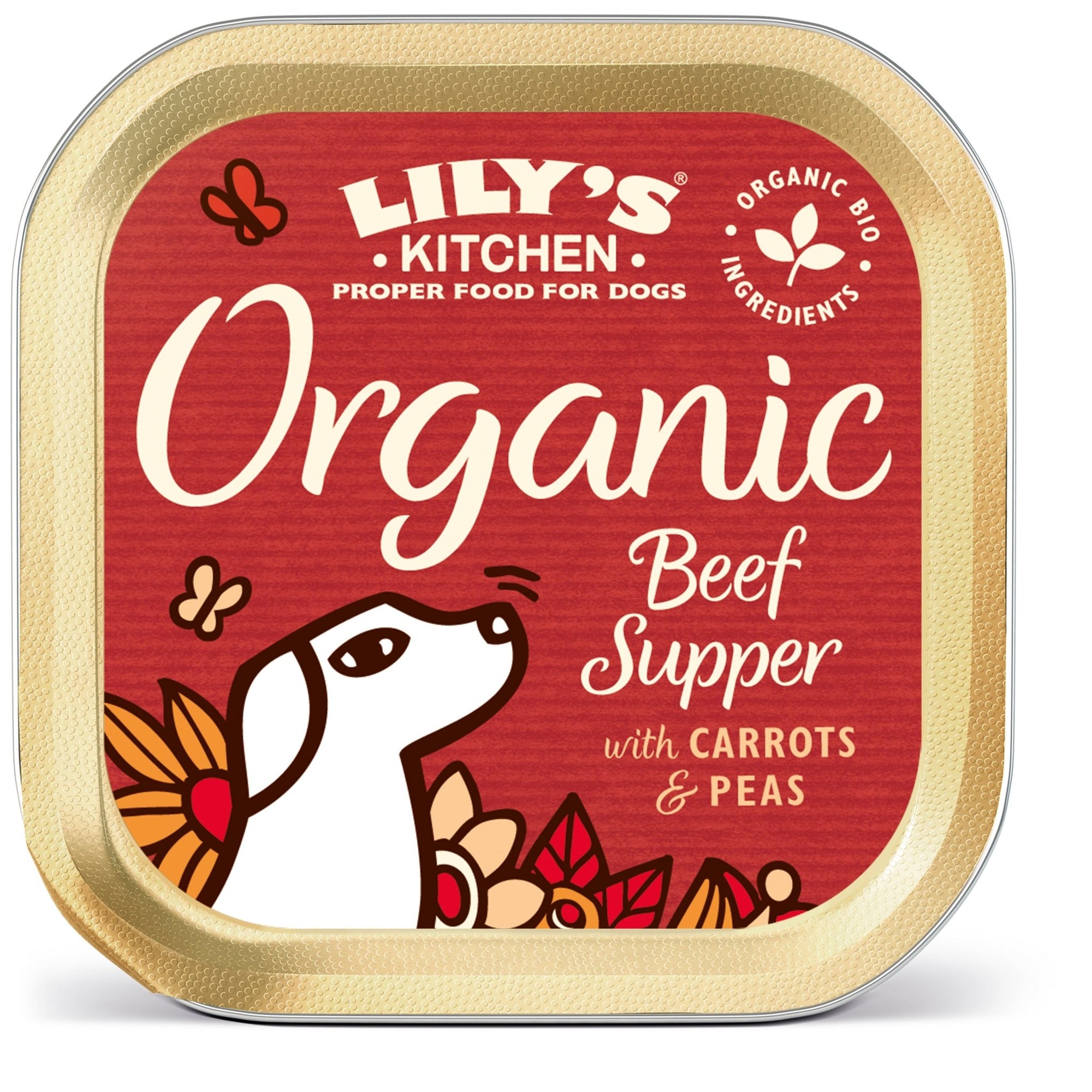 Lily's Kitchen Organic Beef Foil 11x150g, Lily's Kitchen,