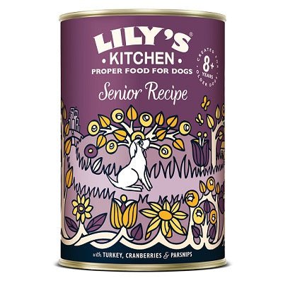 Lily's Kitchen Senior Recipe Dog Tins 6x400g, Lily's Kitchen,