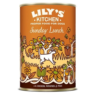 Lily's Kitchen Sunday Lunch Tins 6x400g, Lily's Kitchen,