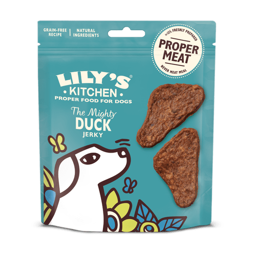 Lily's Kitchen The Mighty Duck Mini Jerky Dog Treats (8 x 70g), Lily's Kitchen,