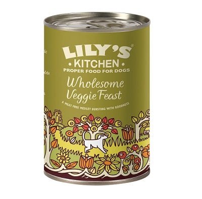 Lily's Kitchen Wholesome Veggie Feast Tins 6x375g, Lily's Kitchen,