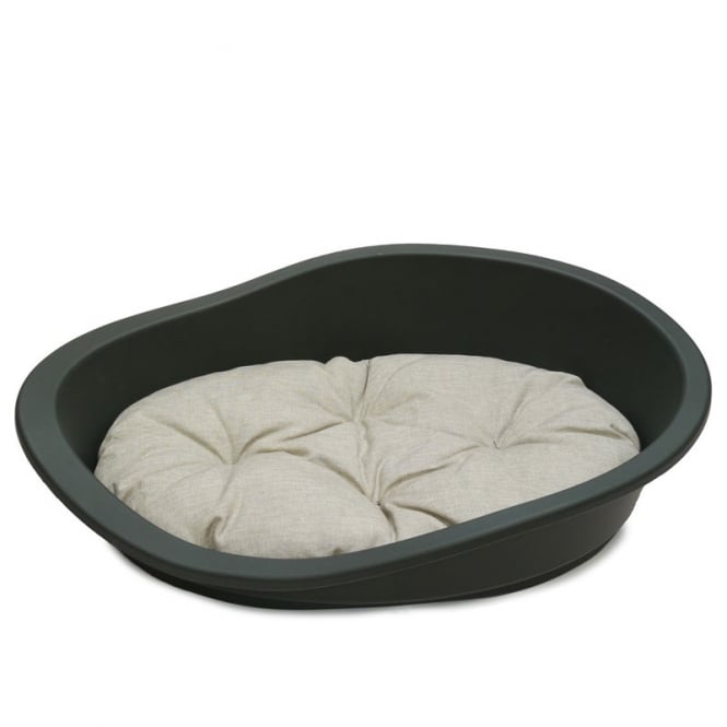 MP Bergamo Sonny Plastic Pet Bed, Rosewood, 65 cm